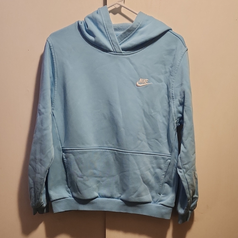 Nike Sky Blue Pullover Hoodie
